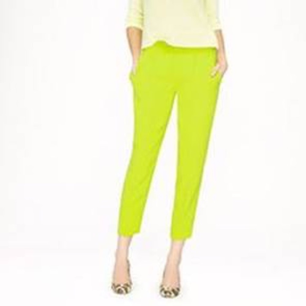 J Crew Scout Chino - neon yellow